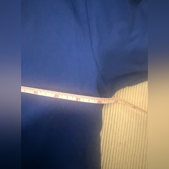 American Giant XXL Graphic Tee Shirt “American Made” USA Flag Patch Blue - Picture 6 of 8